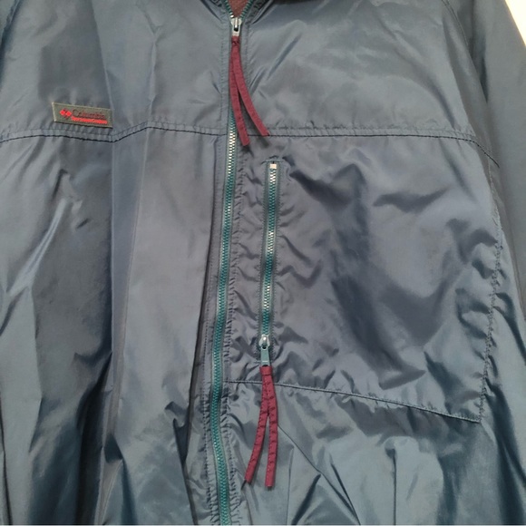 Columbia Windbreaker Vintage Jacket Size XL Hood - Picture 5 of 13